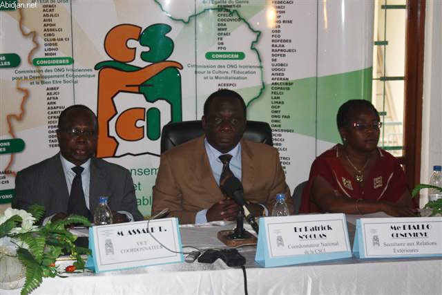 Déclaration de la Convention de la Société Civile Ivoirienne à l`occasion de la journée de la paix