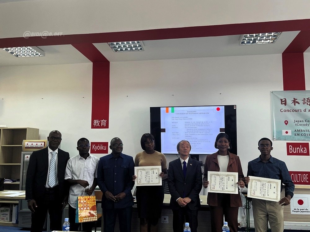 Coopération culturelle: « la Côte d’ivoire 1ère en Afrique de l’Ouest francophone dans l’apprentissage de la langue japonaise » (Ambassadeur)