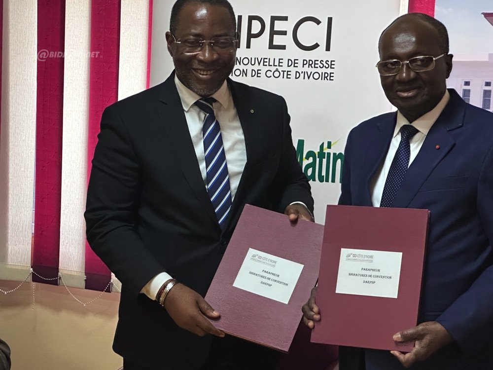 Coopération : Fraternité Matin et la Chambre de Commerce signent une convention