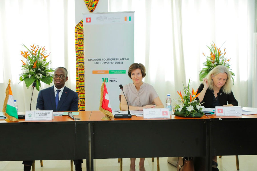 Coopération ivoiro-suisse : la deuxième session du Dialogue politique bilatéral s'ouvre à Abidjan autour de cinq points majeurs