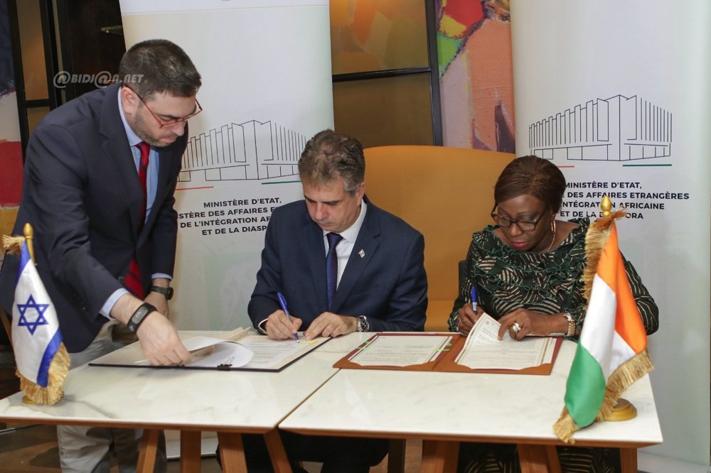 Coopération : la Côte d’Ivoire et l’Israël solidifient leur lien diplomatique à travers un accord-cadre