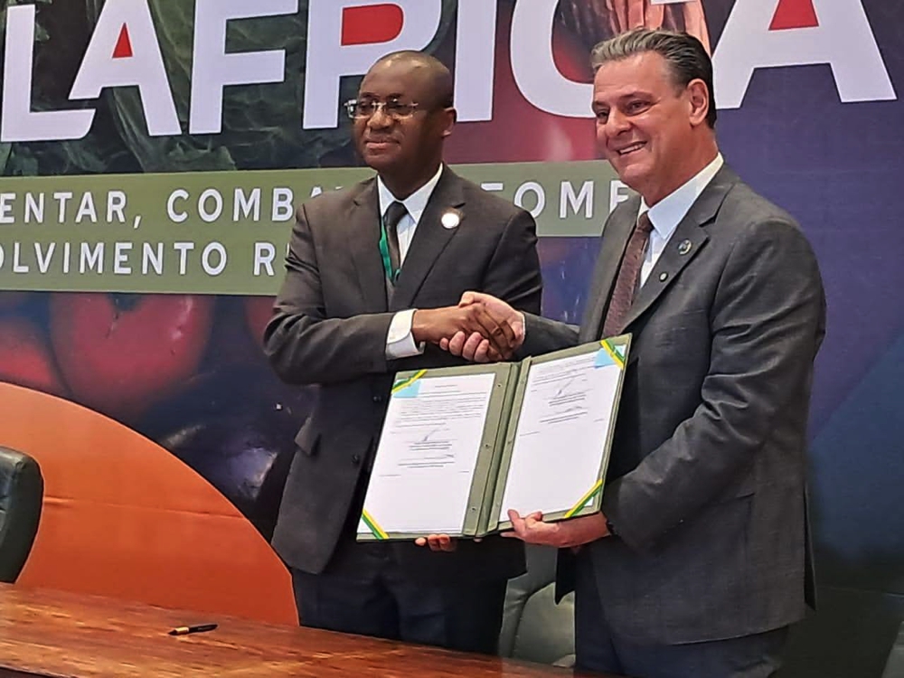 Coopération : la Côte d’Ivoire signe un protocole d’accord avec le Brésil pour la lutte contre la faim et le développement rural