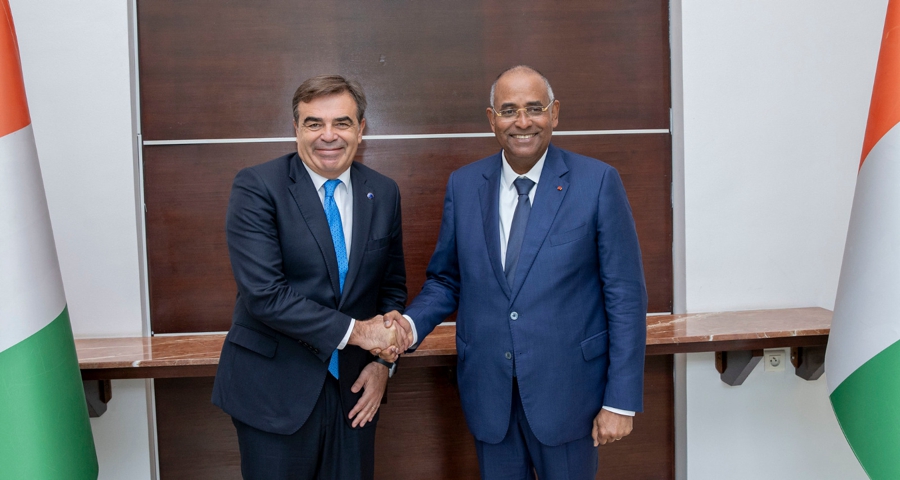 Coopération : Patrick Achi échange avec le Vice-président de la Commission de l’UE