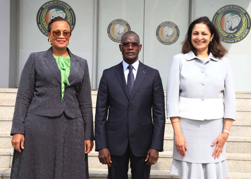 Coopération sécuritaire : le ministre Vagondo Diomandé échange avec la sous-secrétaire d’Etat américain, Uzra Zeya