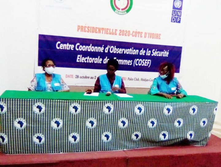 Présidentielle 2020 : Le Cosef note une faible participation des femmes et fait des propositions pour les futures échéances électorales