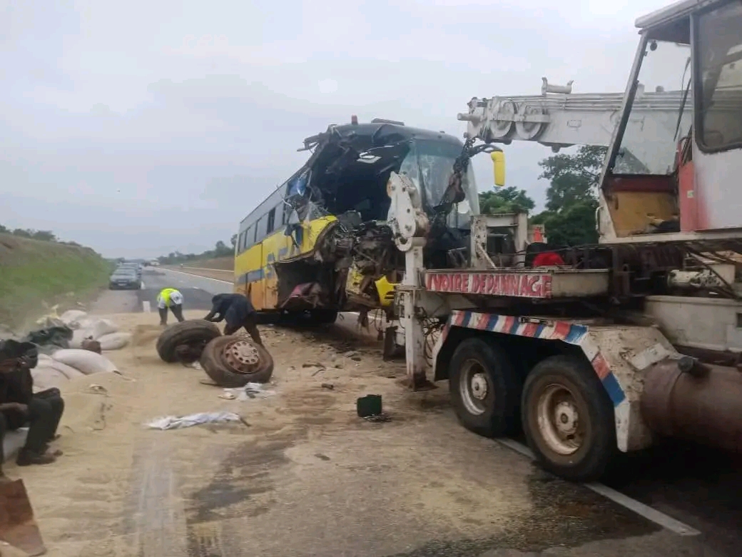 Côte d'Ivoire : 03 personnes tuées dont 02 enfants dans un accident de la circulation sur l'autoroute du Nord ( Pompiers)