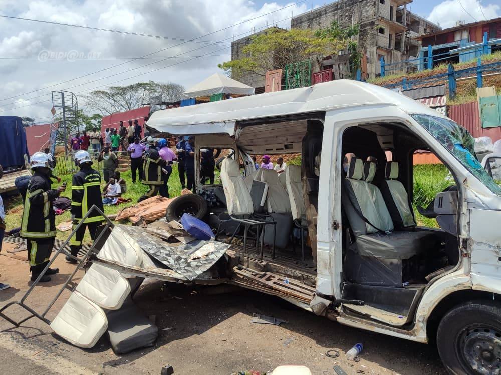 Côte d'Ivoire: 14 victimes dont 2 cas graves dans un carambolage impliquant sept véhicules à Bingerville