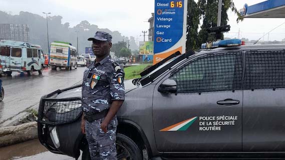 Côte d'Ivoire : 5 conducteurs ivres interceptés ce week-end par la police spéciale à Abidjan