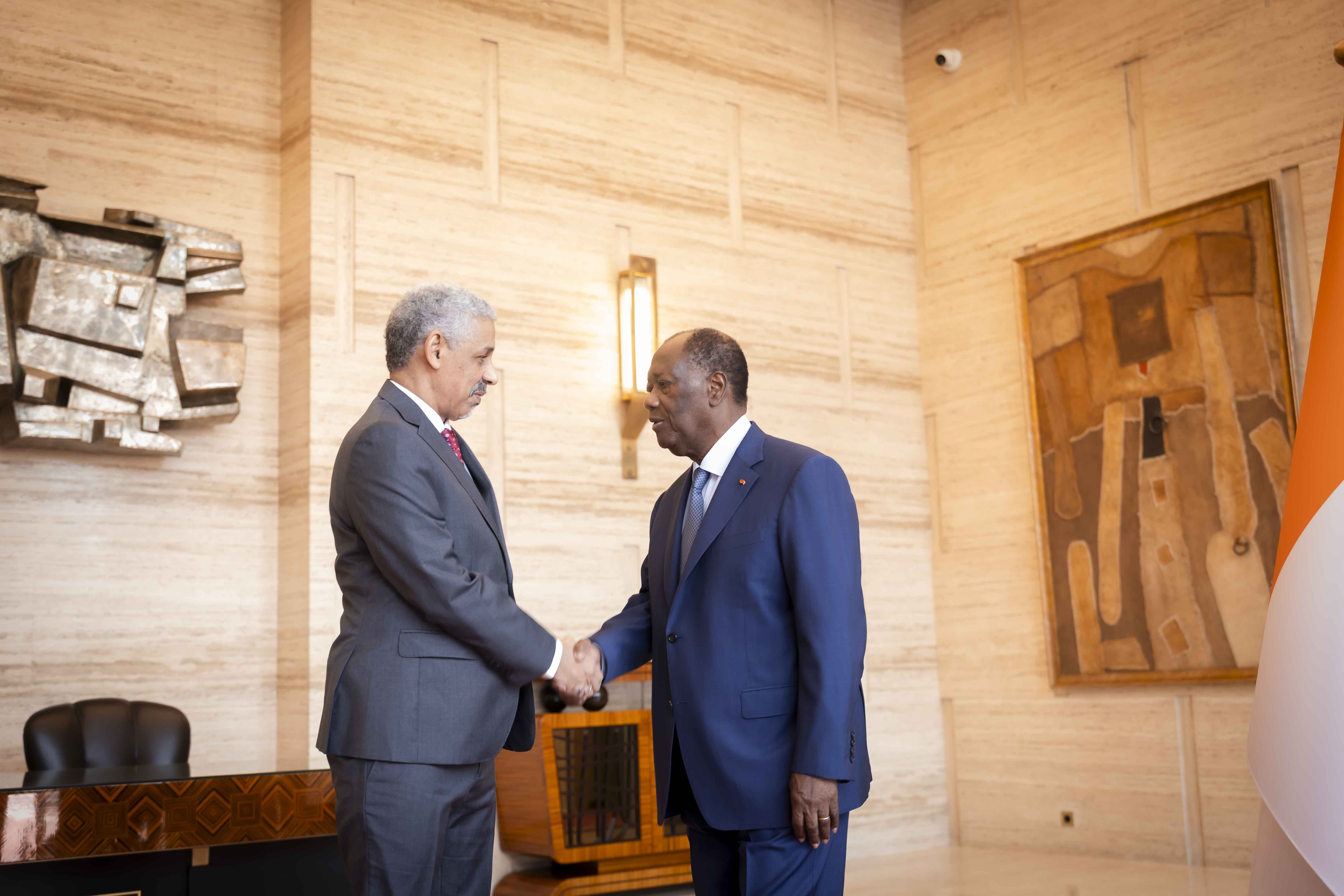 Côte d’Ivoire : le Chef de l’État a eu un entretien avec le Président de la BAD