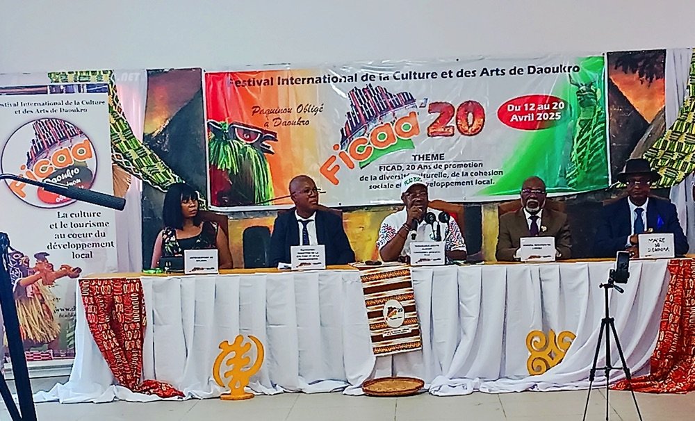 Côte d'Ivoire / Culture : Lancement de la 20ᵉ édition du Festival International de la Culture et des Arts de Daoukro (FICAD) prévue du 12 au 20 avril 2025