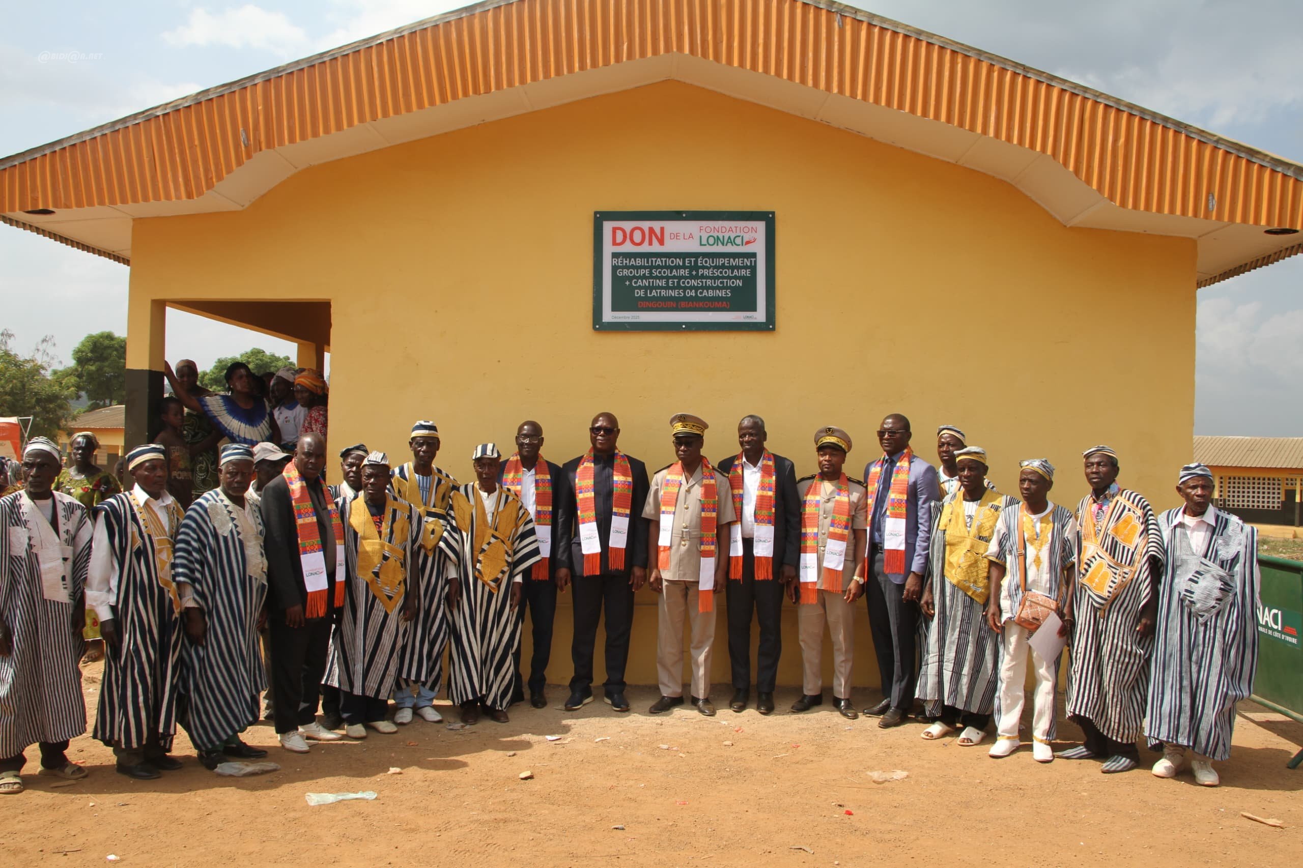 Côte d'Ivoire/ Éducation : la Fondation Lonaci réhabilite le groupe scolaire Dingouin de Biankouma