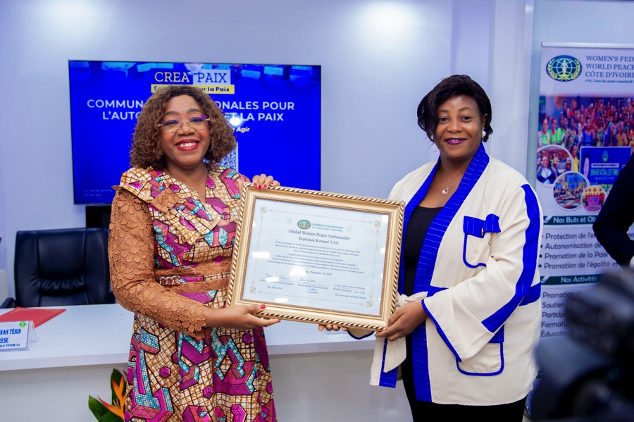 Côte d'Ivoire : Euphrasie Kouassi Yao reçoit la distinction 