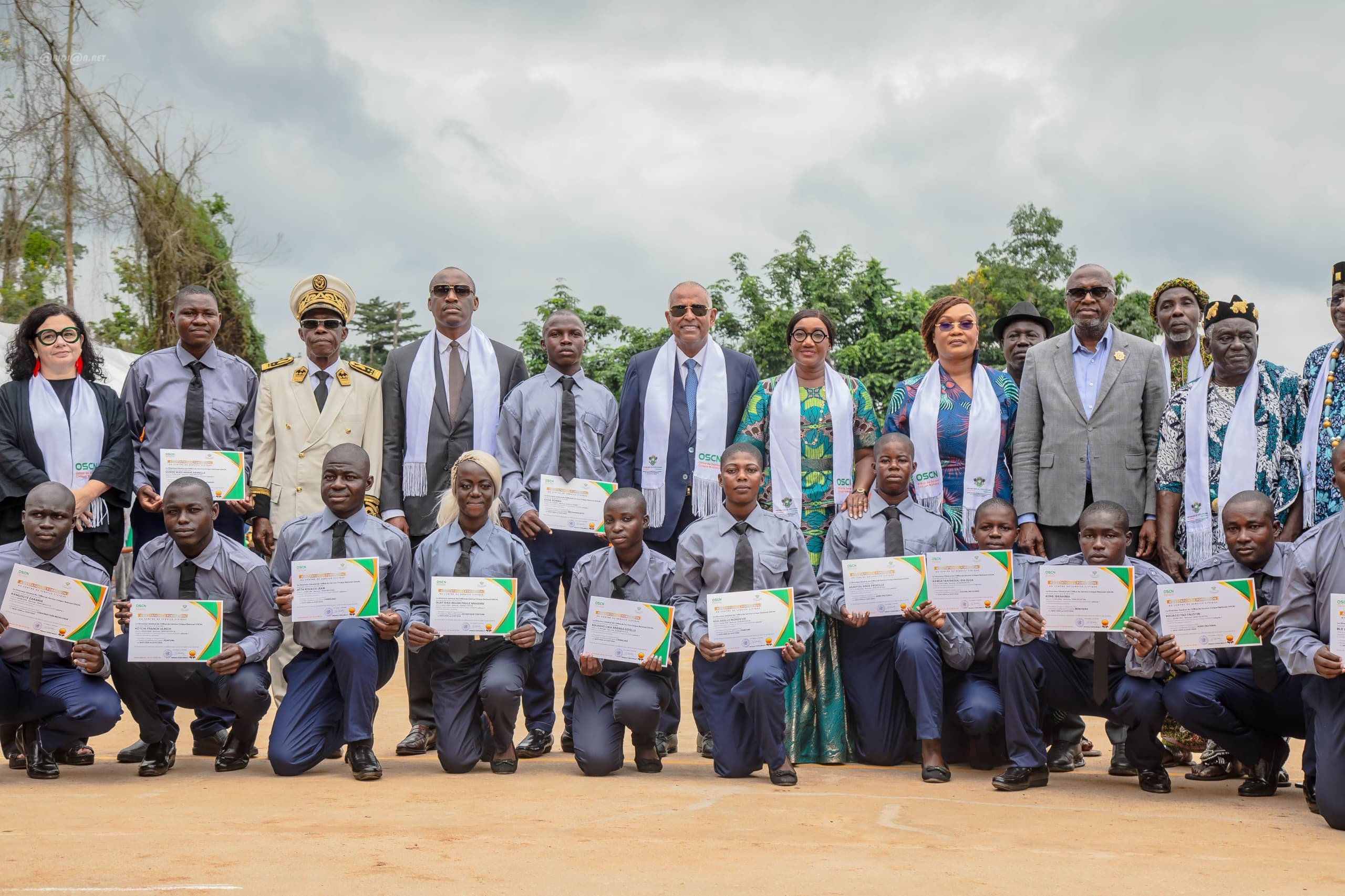 Côte d'Ivoire/ Insertion professionnelle : fin de formation pour 500 jeunes du centre de service civique d'Adzopé 