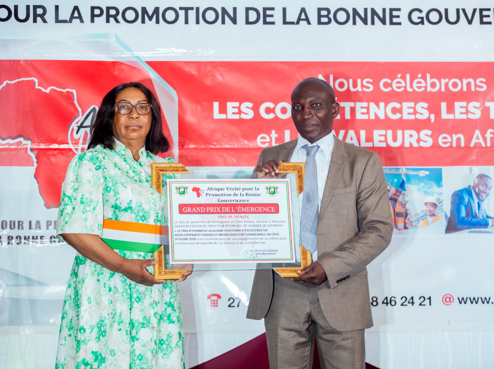 Côte d'Ivoire : L'ingénieur Kassoum Bakayoko distingué pour son engagement dans le développement urbain