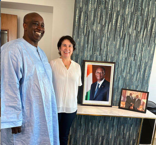 Côte d'Ivoire : la Directrice Exécutive de l’Organisation Internationale du Café (OIC) en visite de travail à Abidjan