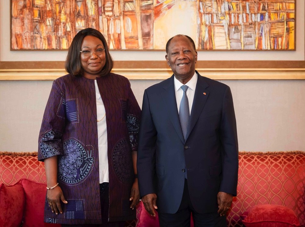 Le Chef de l’État a échangé avec la Représentante Résidente du FMI en Côte  d’Ivoire