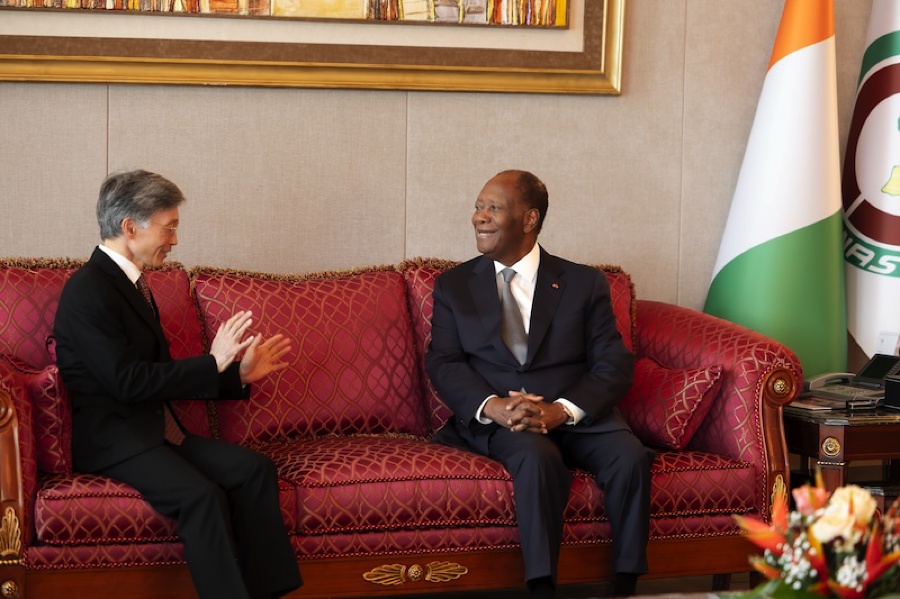 Le Chef de l’État a eu un entretien avec le Directeur Général Adjoint du FMI