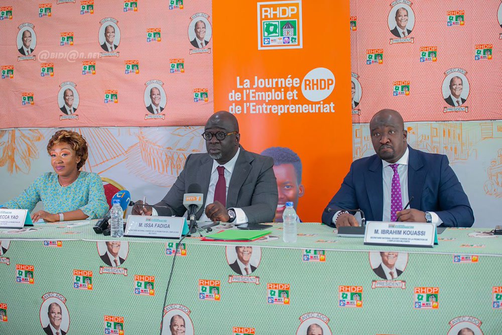 Côte d'Ivoire: le Rhdp annonce une Journée de l'Emploi et de l'Entrepreneuriat à l'endroit de ses militants