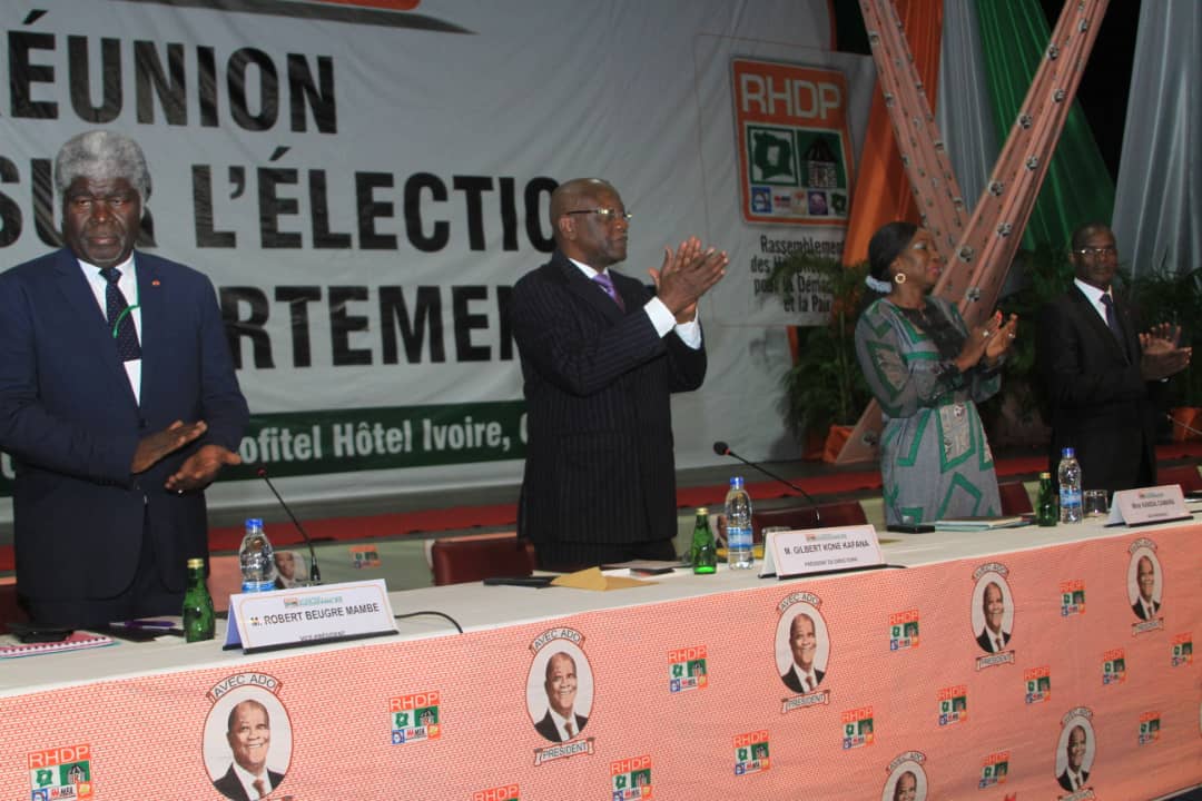 Côte d'Ivoire: le Rhdp fixe l'éligibilité de ses secrétaires départementaux