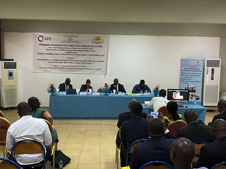 Côte d'Ivoire : les axes de recherches du programme sur l'emploi des jeunes présentés