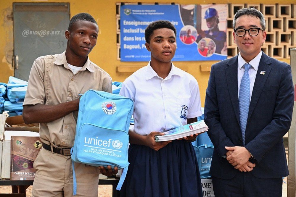 Côte d'Ivoire : L’UNICEF et KOICA s’engagent pour une éducation de qualité et la santé des jeunes