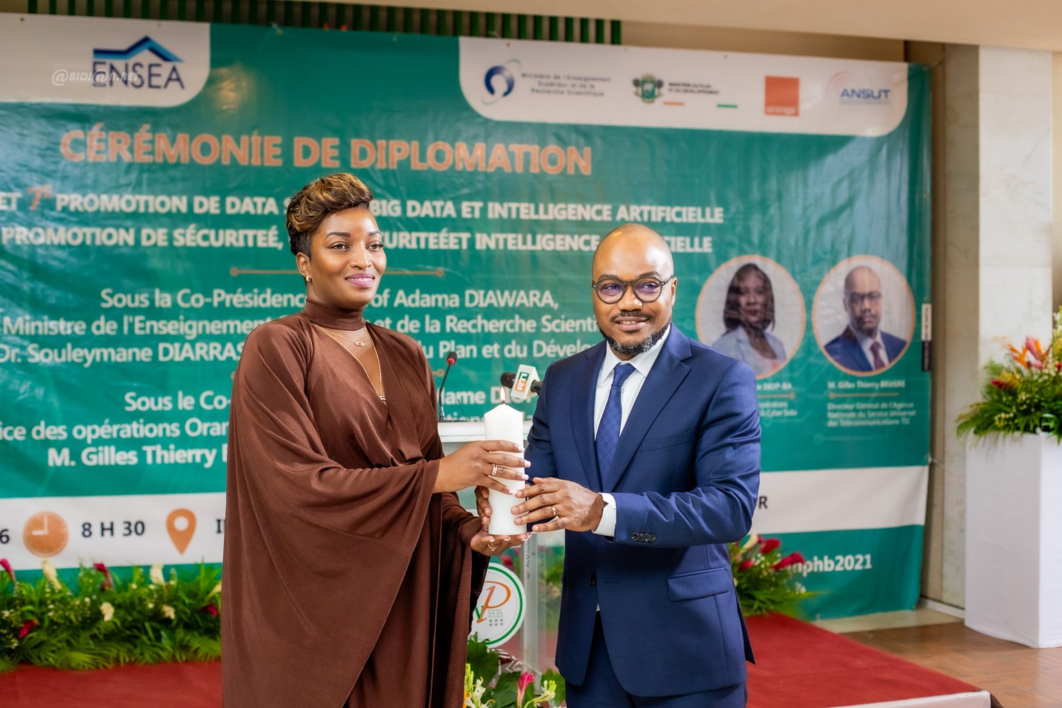 Côte d’Ivoire : Fatim Cissé, marraine de la 9e promotion Data Science et Intelligence Artificielle de l’INP-HB