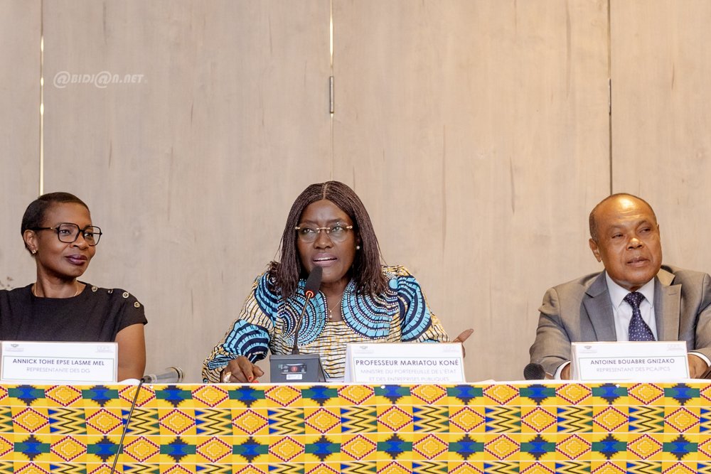 Portefeuille de l’État: Mariatou Koné évalue les performances et trace les perspectives