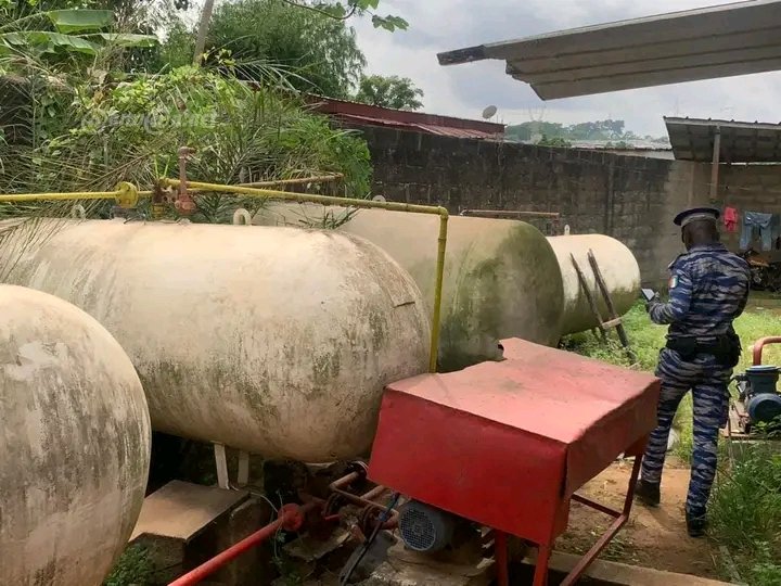 Côte d'Ivoire : saisie à Abobo d'une unité industrielle illégale de conditionnement de gaz butane
