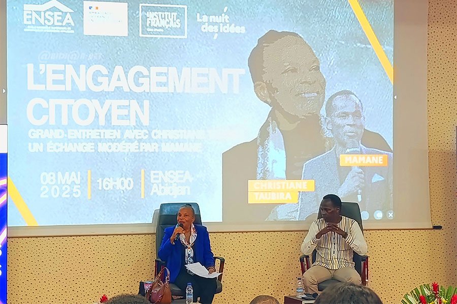 Côte d'Ivoire / SILA 15 : l'ex ministre française Christiane Taubira échange avec les jeunes sur 