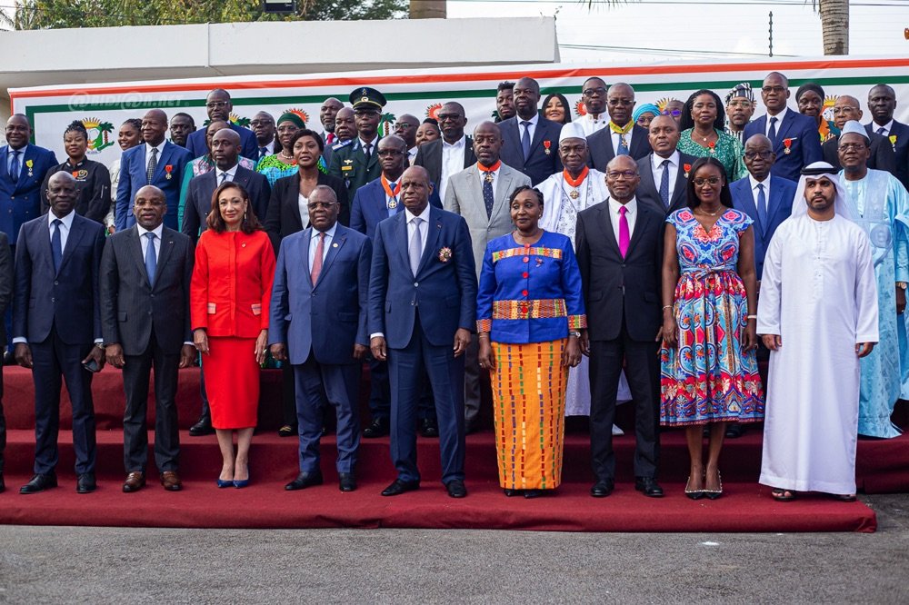 Côte d’Ivoire : 39 personnalités de plusieurs domaines d’activités honorées par la Grande Chancellerie
