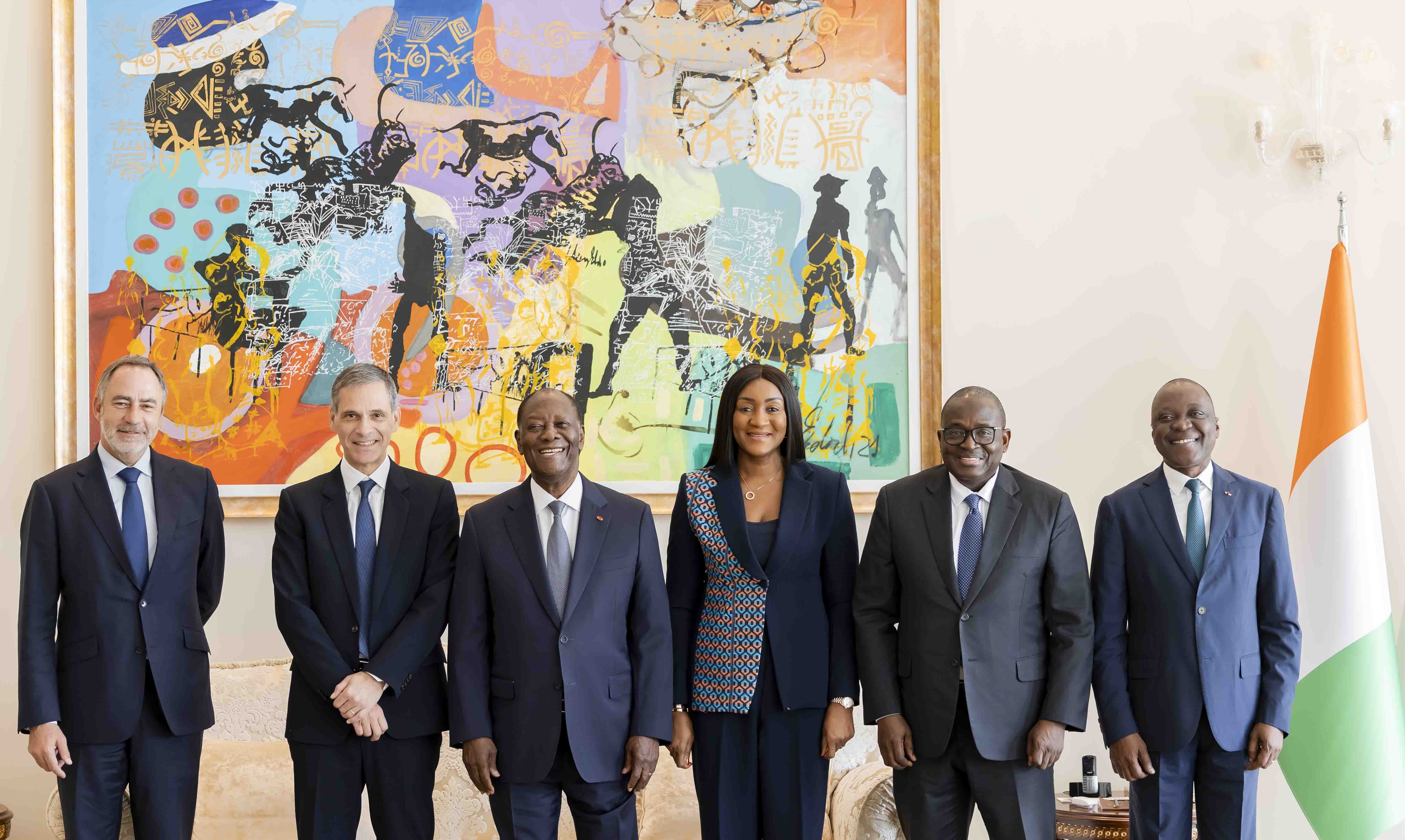 Le Chef de l’État a échangé avec le PDG du Groupe CMA-CGM