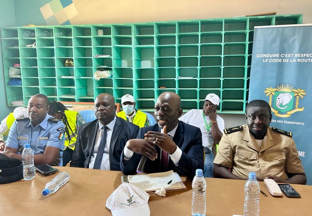 Côte d’Ivoire : La caravane de la sécurité routière sur l'axe Yamoussoukro-Daloa, après Adzopé