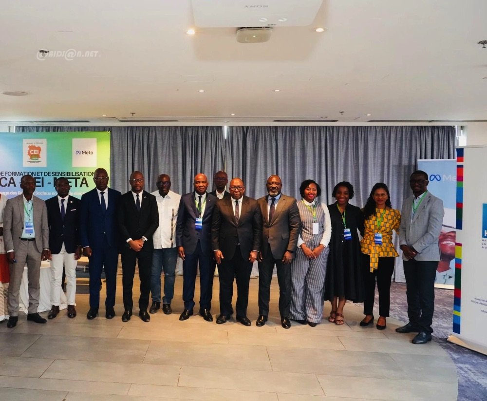 Côte d’Ivoire : La HACA, la CEI et Meta organisent conjointement un atelier de formation et de sensibilisation sur l’usage des réseaux sociaux en période électorale