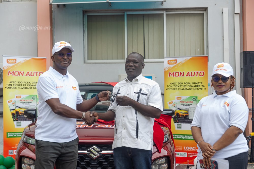Côte d’Ivoire : La Lonaci récompense le premier gagnant du produit 