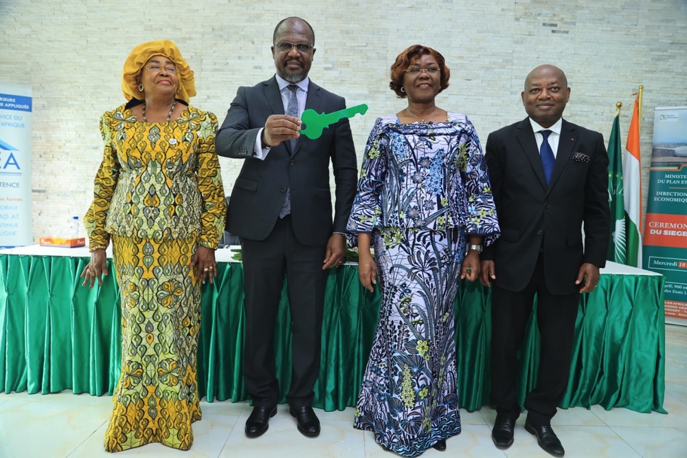 Côte d’Ivoire : la ministre Nialé Kabainaugure le siège du Centre Panafricain de la Statistique