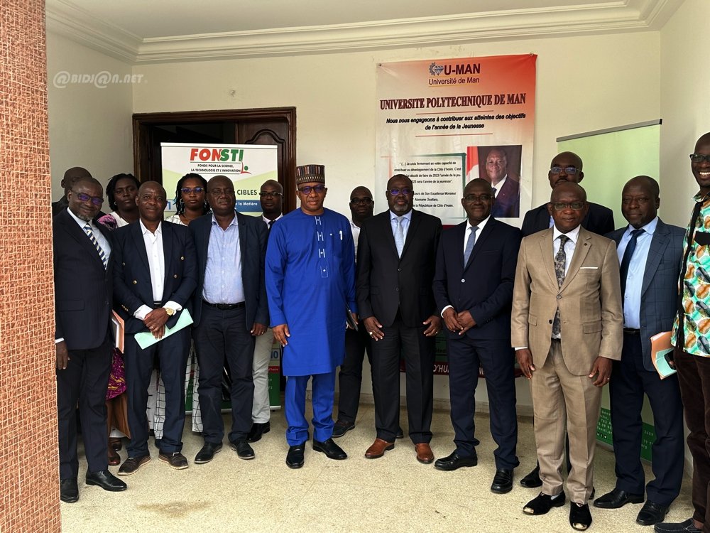 Côte d’Ivoire : le FONSTI finance un projet du Laboratoire Central d’Analyse de l’Université de Man