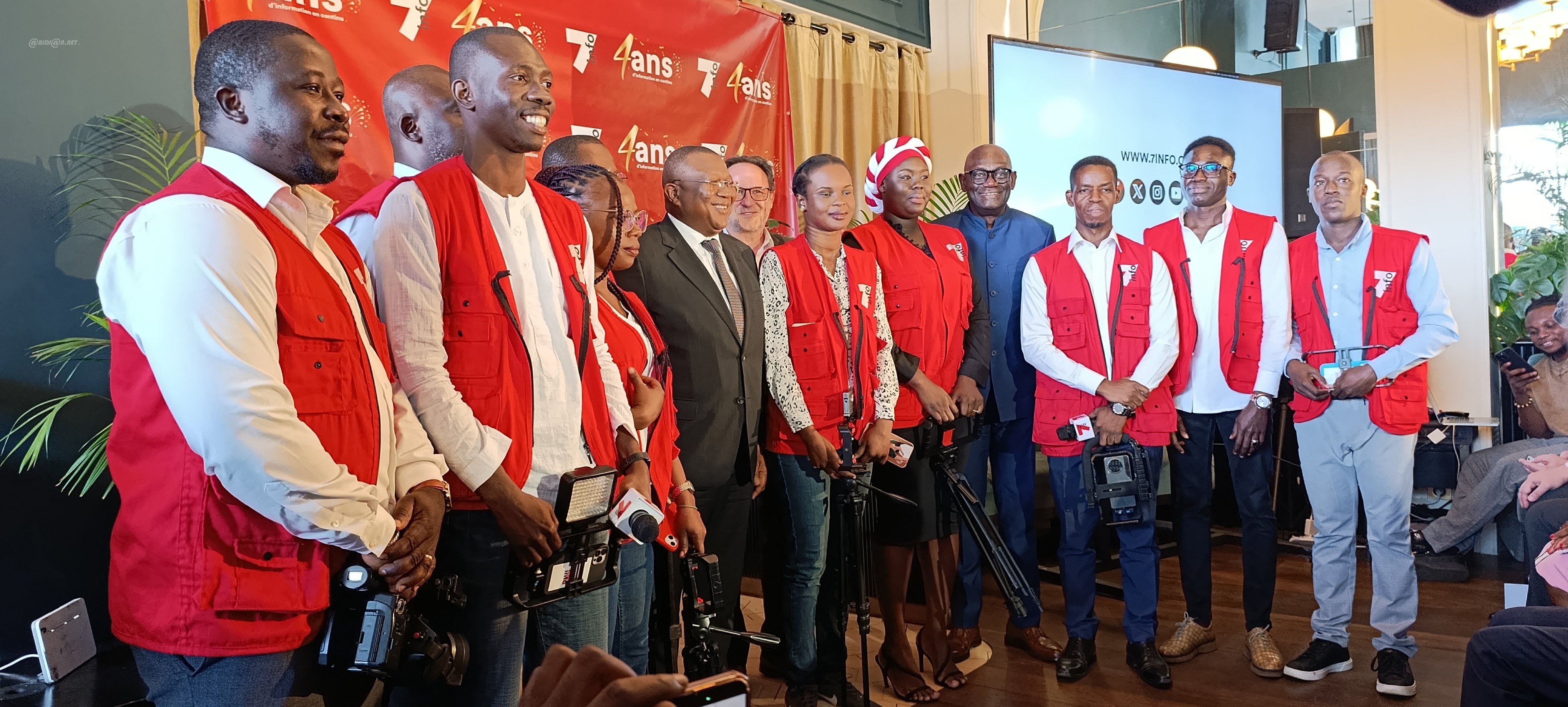 Côte d’Ivoire/Médias : La chaîne d’information en continu 7info célèbre 4 ans de “rigueur et de proximité”