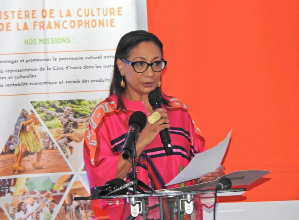  Culture: La ministre Françoise Remarck lance les travaux de la Maison de l'Art Société générale de Côte d'Ivoire