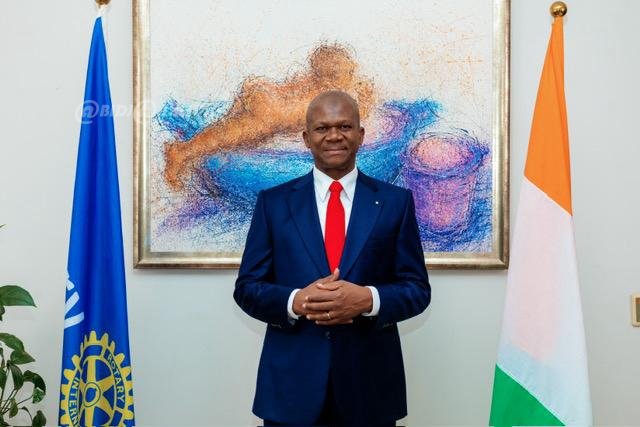 Début de mandat-2025-2026 du Rotary: la déclaration de Abou-Bakar Ouattara, Gouverneur District 9101