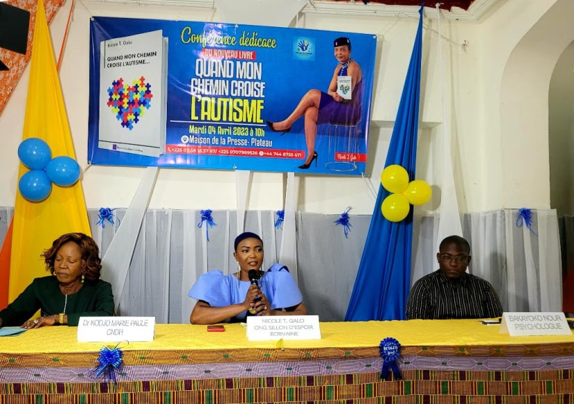 Dédicace d'un livre témoignage sur l'autisme