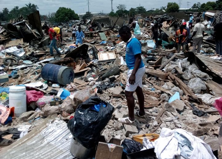 Yopougon Andokoi: un quartier entier rasé, près d’une centaine de familles jetées à la rue