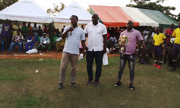 Des anciens footballeurs ivoiriens en opération de détection de talents cachés à Grand Lahou