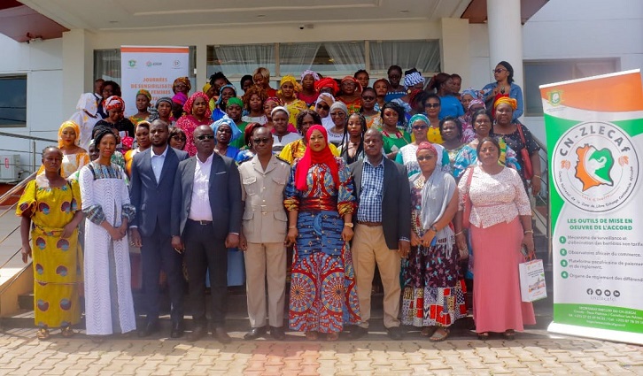 Des femmes de Yamoussoukro s’imprègnent des opportunités de l’accord de la ZLECAF
