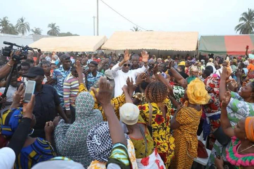 Désigné candidat du RHDP aux régionales: Mamadou Touré accueilli dans la liesse populaire dans le Haut-Sassandra