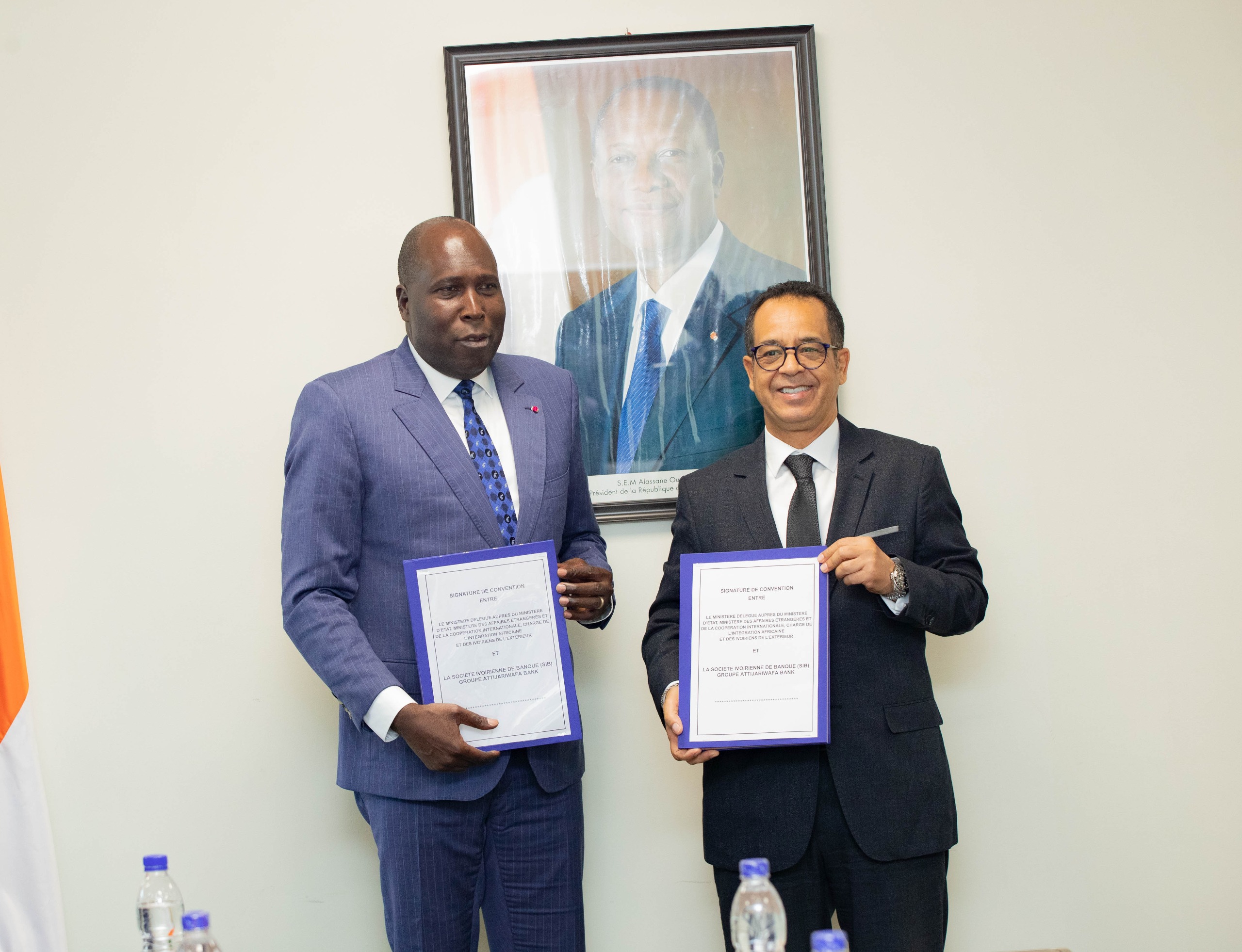 Diaspora : la SIB et le ministère ivoirien délégué en charge des Affaires étrangères scellent un partenariat