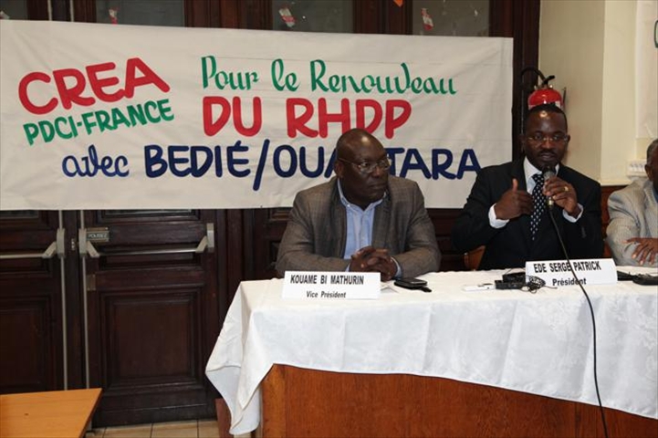 Politique: Le CREA – PDCI France choisit Bédié et propose Ouattara comme candidat unique pour le RHDP en 2015
