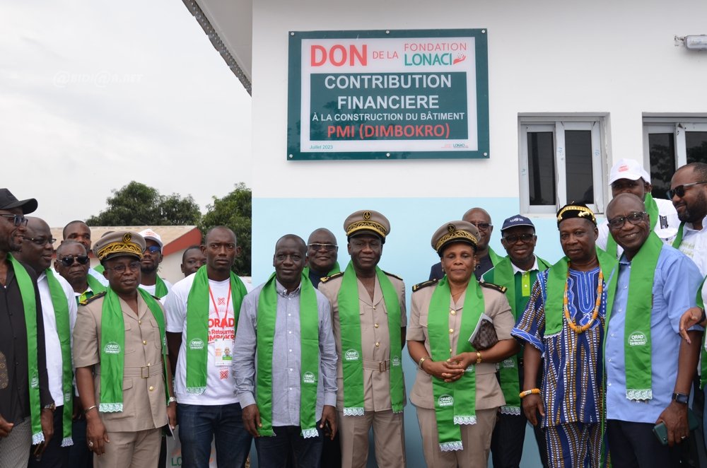 Dimbokro : la Fondation LONACI inaugure une maternité au centre de PMI de Comikro