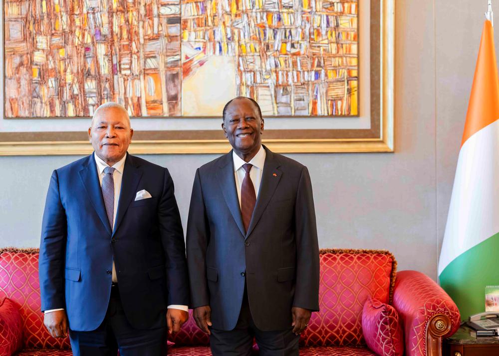 Le Chef de l’État a eu un entretien avec le Président de l’Assemblée Nationale de la République du Congo