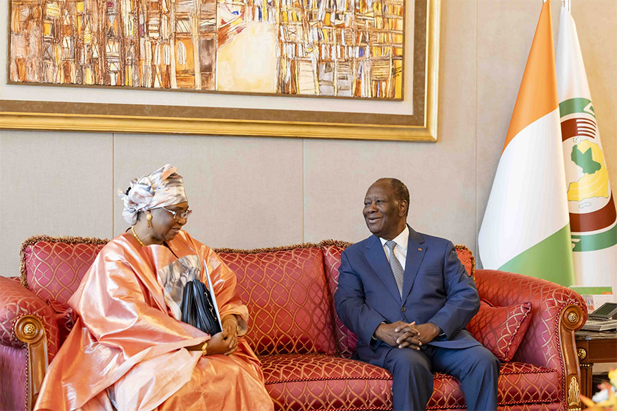 Le Chef de l’État a échangé avec une Envoyée Spéciale du Président de la Mauritanie