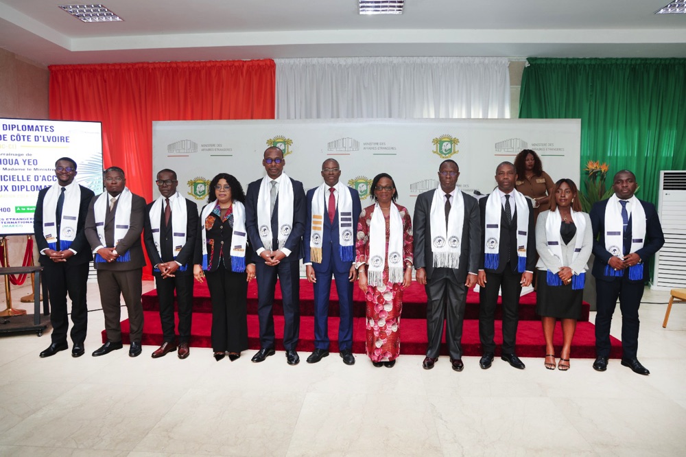 Diplomatie ivoirienne : les nouveaux diplomates appelés à porter l’ambition de développement de la Côte d’Ivoire